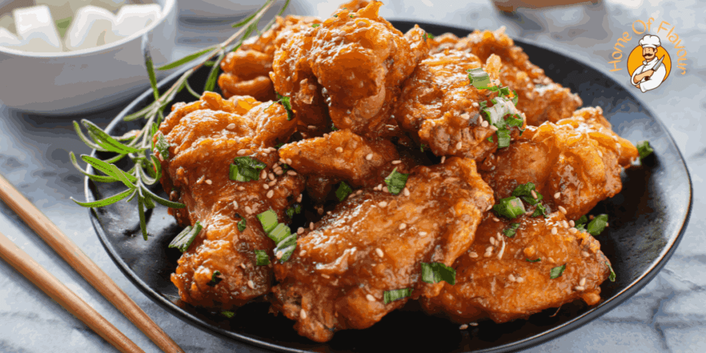 soy garlic korean fried chicken
