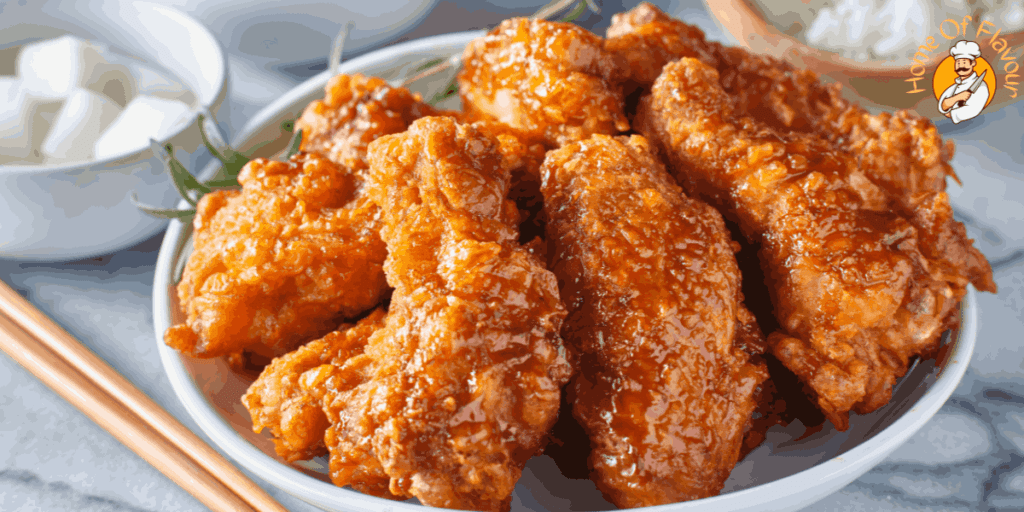 soy garlic korean fried chicken