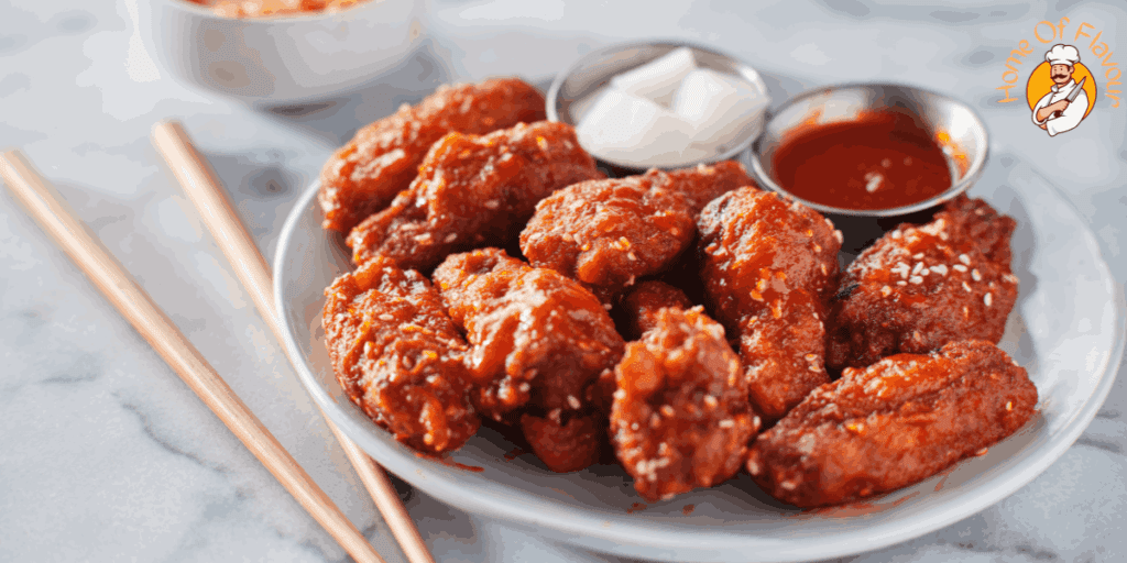 soy garlic korean fried chicken