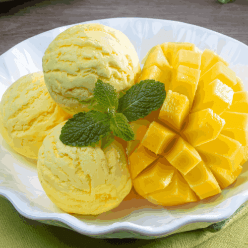 Mango Ice Cream (Ninja Creami)