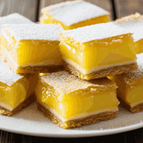 Lemon Squares with Graham Cracker Crust