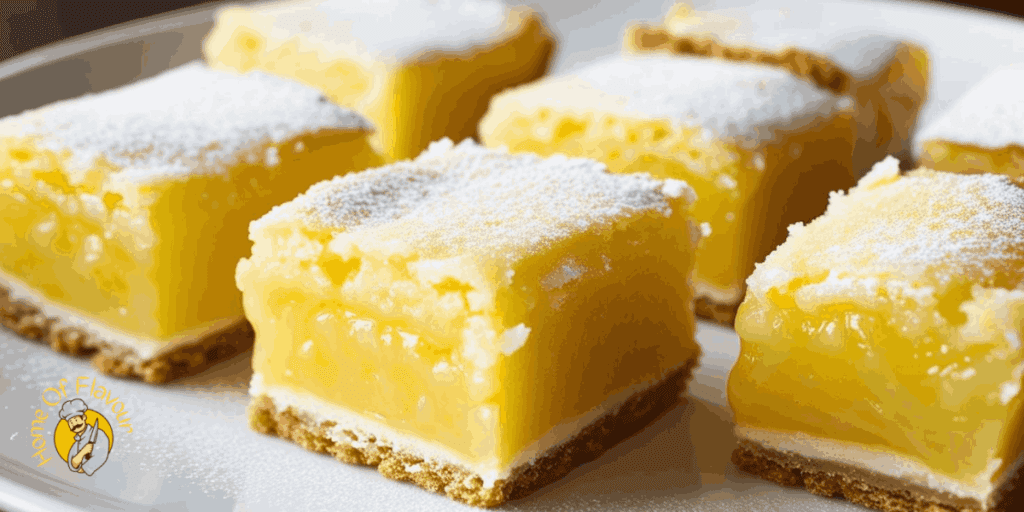Lemon Squares with Graham Cracker Crust 