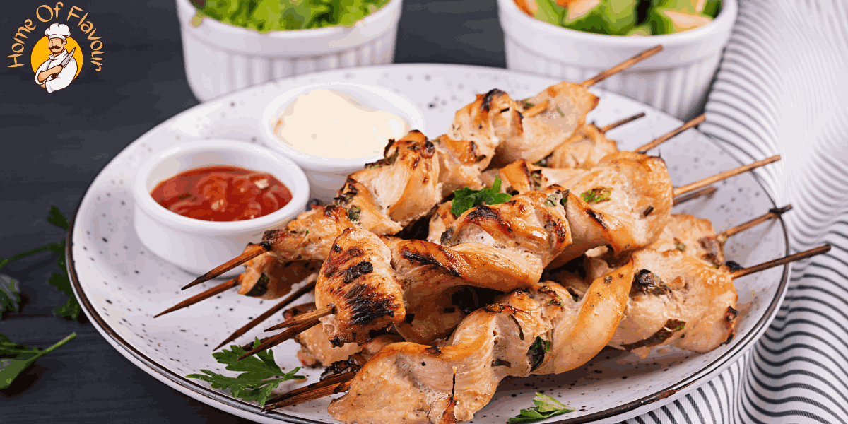 Lemon Butter Chicken Skewers
