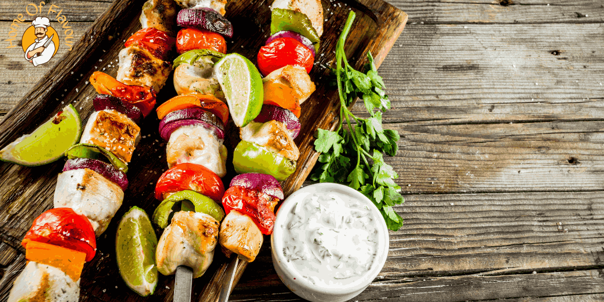 Lemon Butter Chicken Skewers