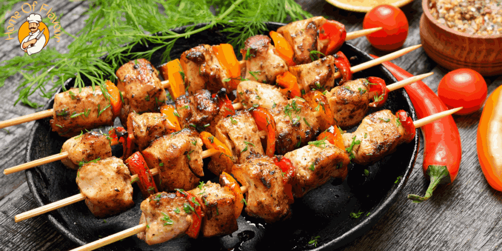 Lemon Butter Chicken Skewers