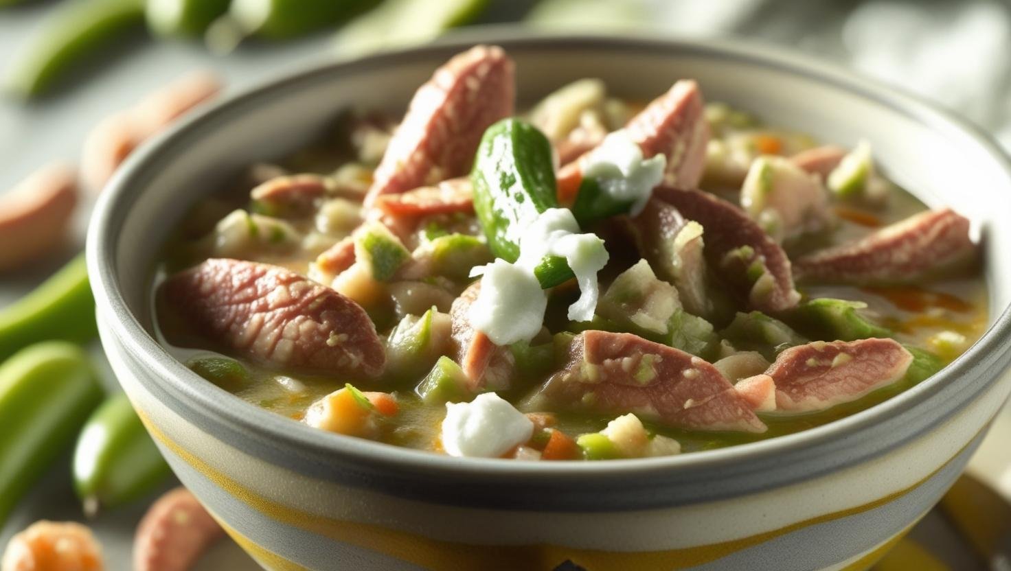 Santiago green chili