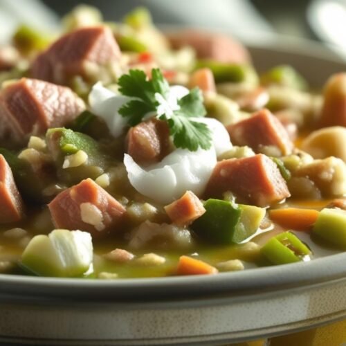 Santiago green chili