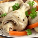 boiled chicken legs