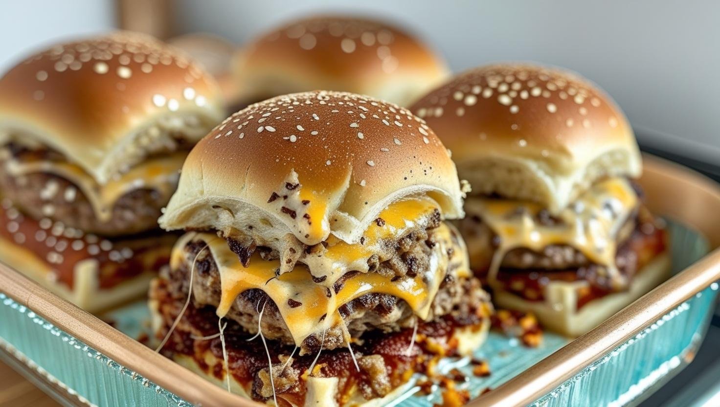hamburger sliders in oven