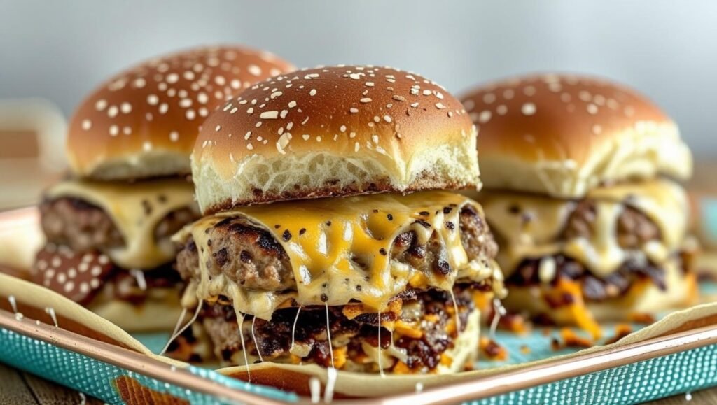 hamburger sliders in oven