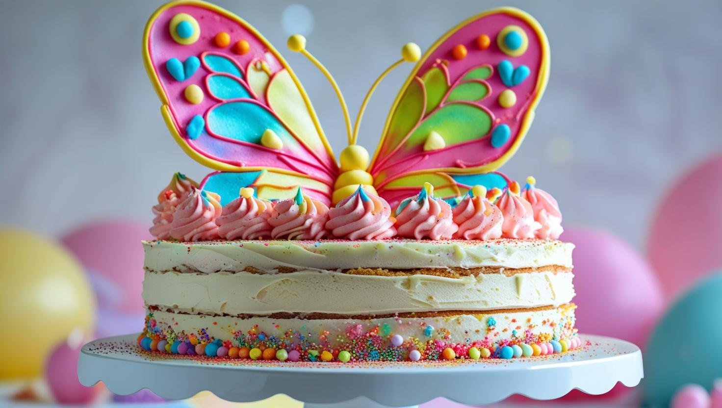 Charming Easy Butterfly Cake to Brighten Days