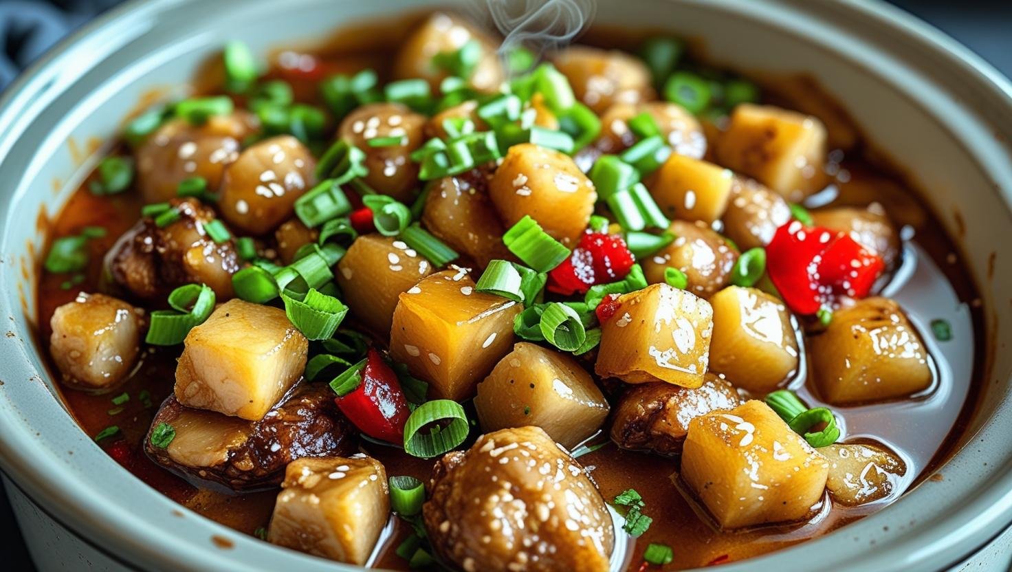 Sweet hawaiian crockpot chicken