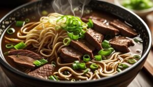 Beef ramen noodles