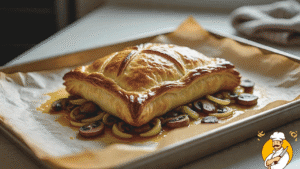 Golden Brown Beef Wellington fresh from oven