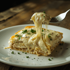The Easiest, Creamiest Chicken Alfredo Lasagna You’ll Ever Make 🍝