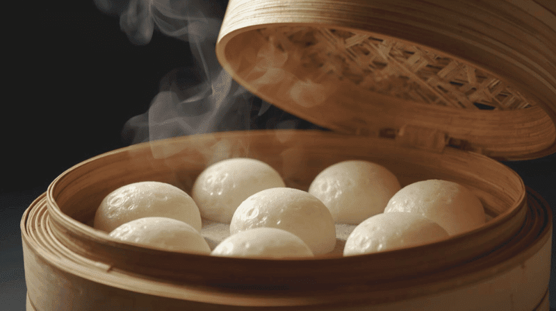 Steaming puto rice cakes in bamboo basket | Traditional Filipino cooking method | Freshly made kakanin