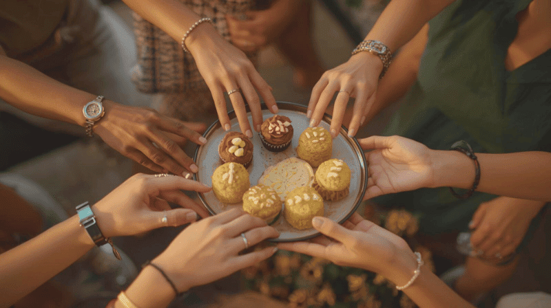 Filipino rice cake snacks served with coffee | Perfect merienda combination | Kakanin breakfast ideas
