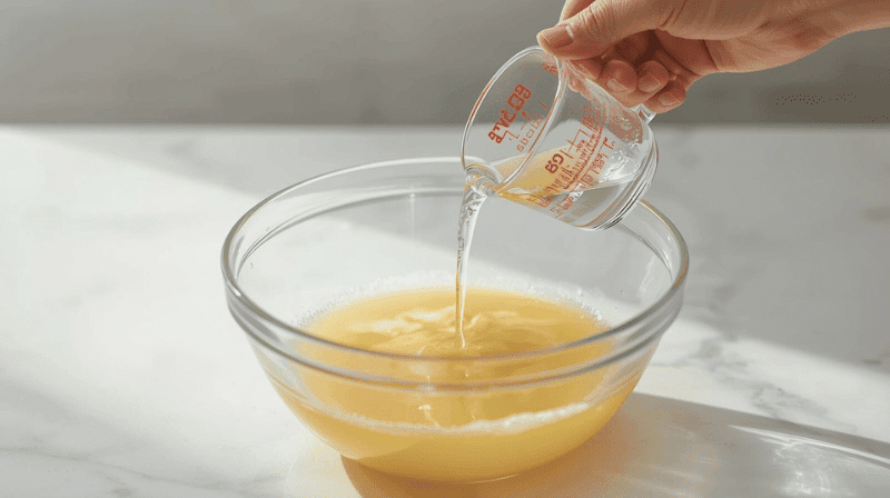 Infographic: The golden 1:2 egg to liquid ratio for perfect Chinese steamed eggs.